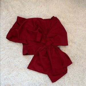 H&M Asymmetrical Red Skirt